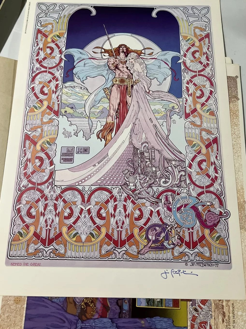 THE ART OF JIM FITZPATRICK PORTFOLIO Signed