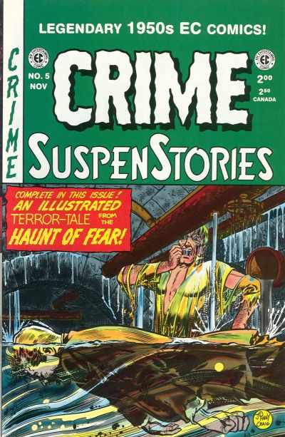 CRIME SUSPENSTORIES AND SHOCK SUSPENSTORIES Cochran-Gemstone Reprints Set of 8 Issues