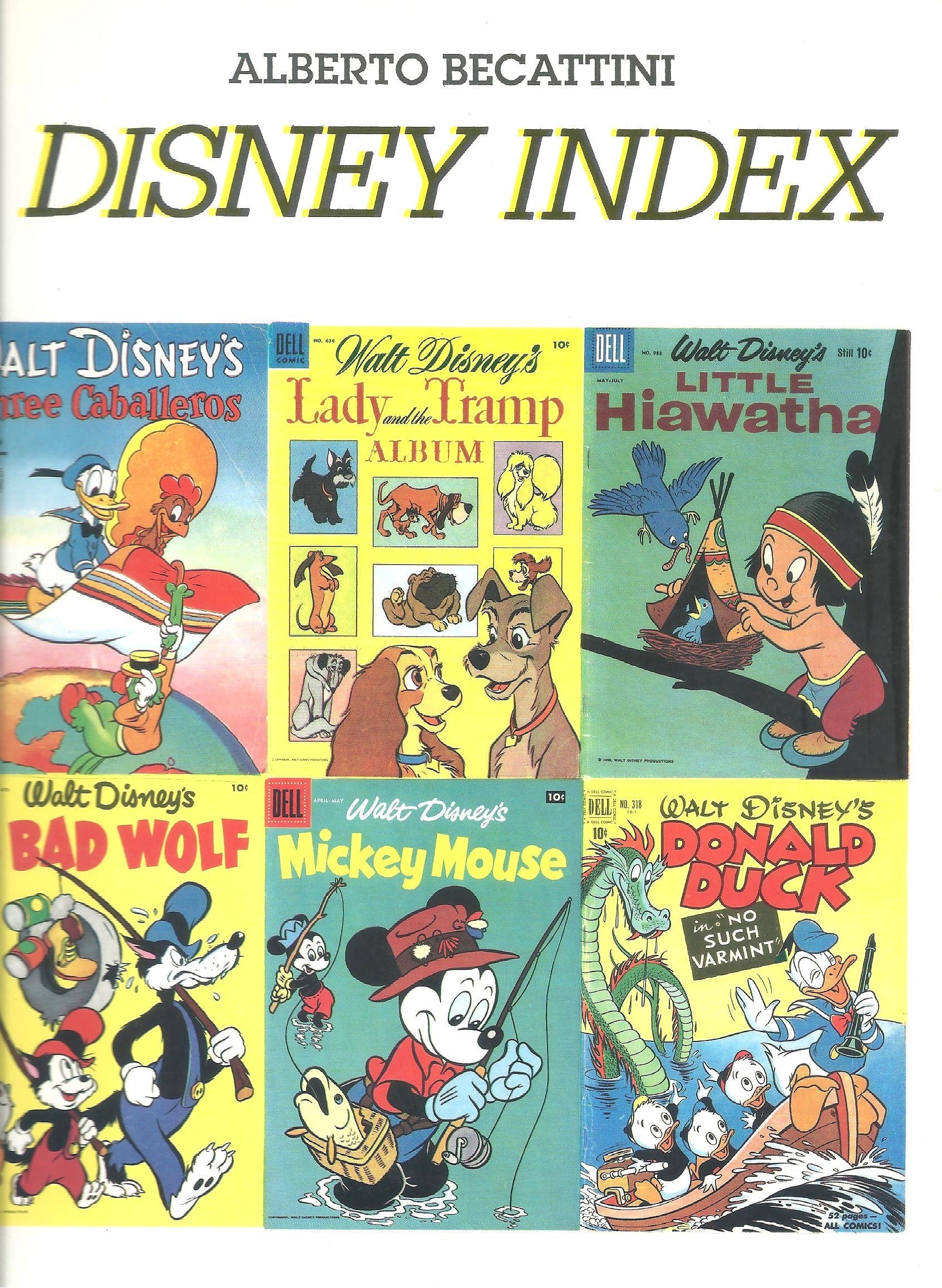DISNEY INDEX COMIC BOOKS Volume 1