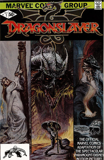 DRAGONSLAYER SET OF TWO MARVEL COMICS
