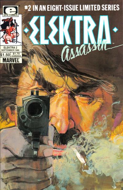 ELEKTRA ASSASSIN SET OF EIGHT MARVEL COMICS