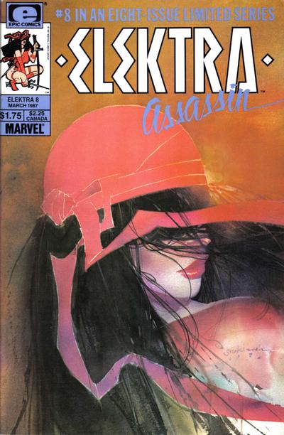 ELEKTRA ASSASSIN SET OF EIGHT MARVEL COMICS