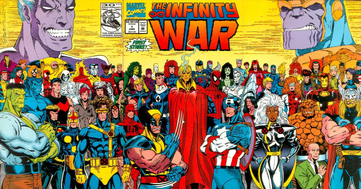 INFINITY WAR SET OF SIX MARVEL COMICS