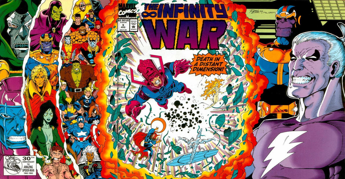 INFINITY WAR SET OF SIX MARVEL COMICS