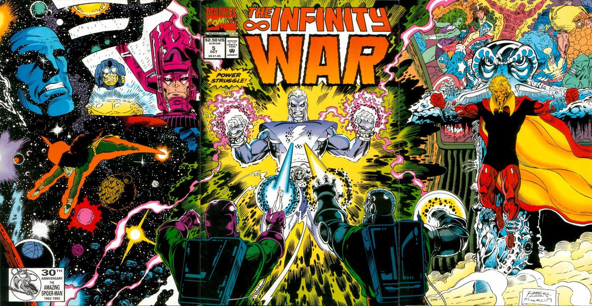 INFINITY WAR SET OF SIX MARVEL COMICS