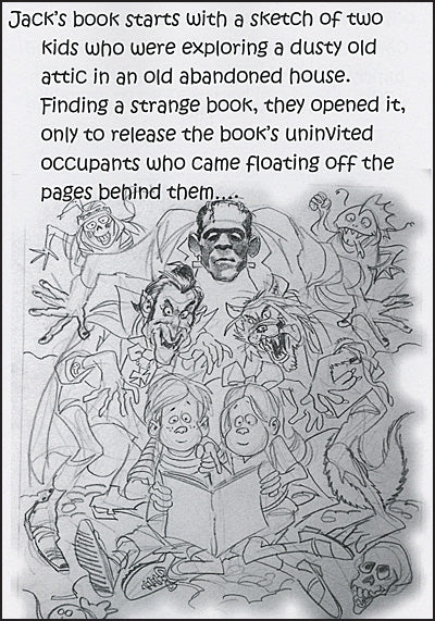 THE JACK DAVIS SKETCHBOOK OF UNTOLD SPOOKY GHOST STORIES
