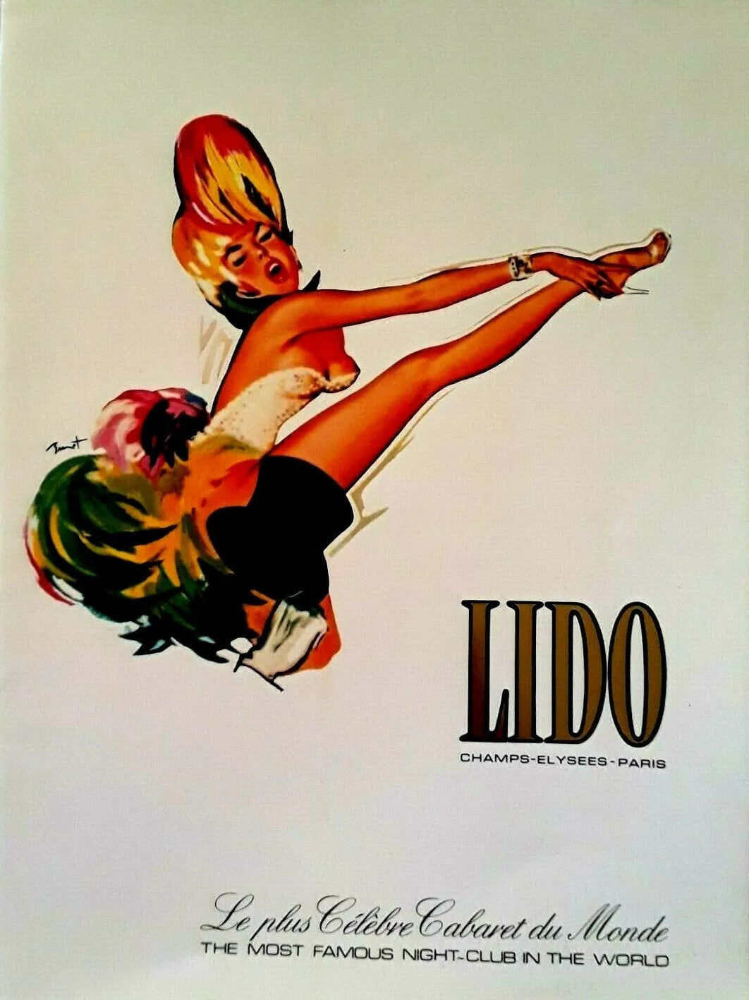 LIDO CHAMPS-ELYSEES-PARIS THE MOST FAMOUS NIGHT-CLUB IN THE WORLD 1977 PROGRAM