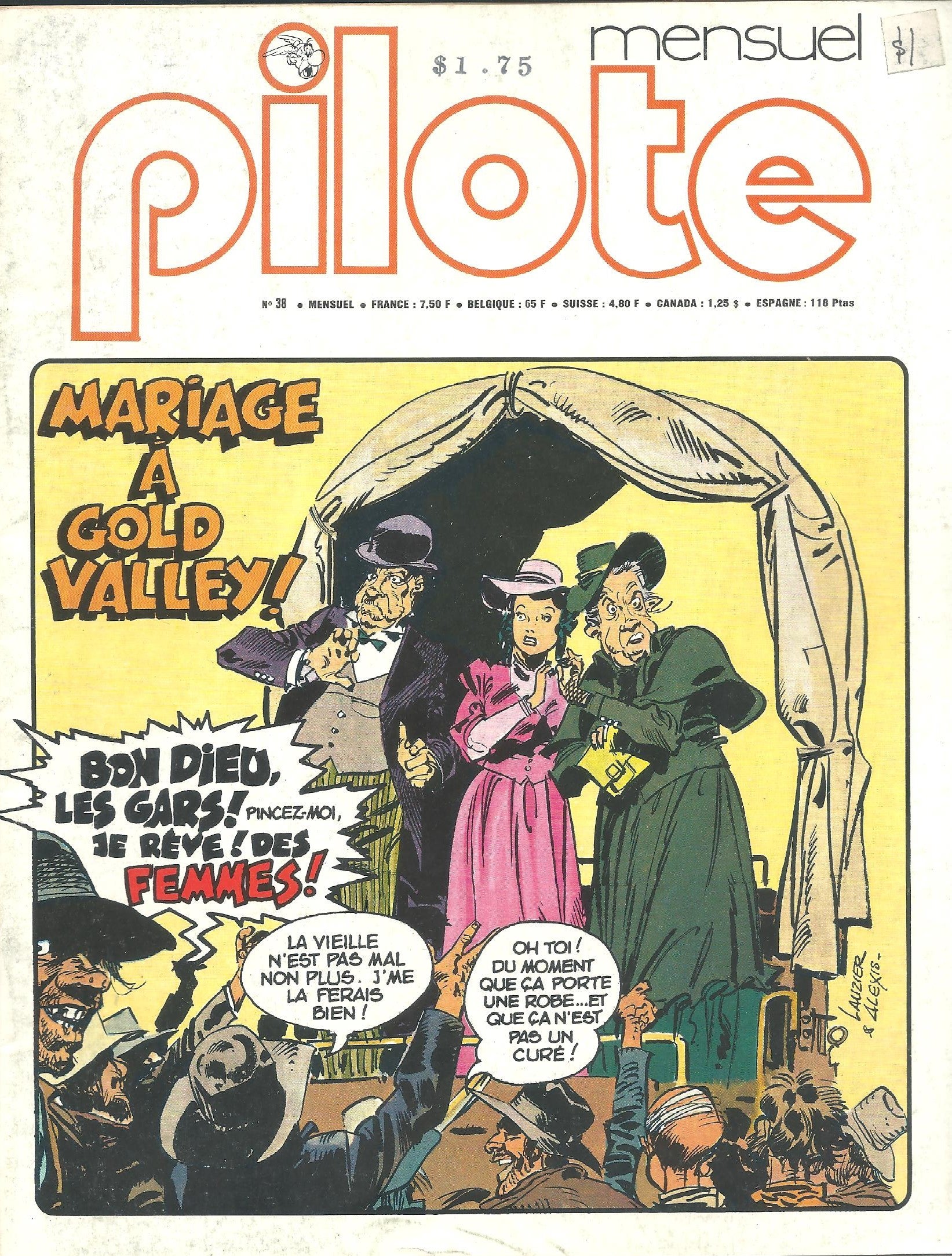 MENSUEL PILOTE Set of four French Pilote Magazines