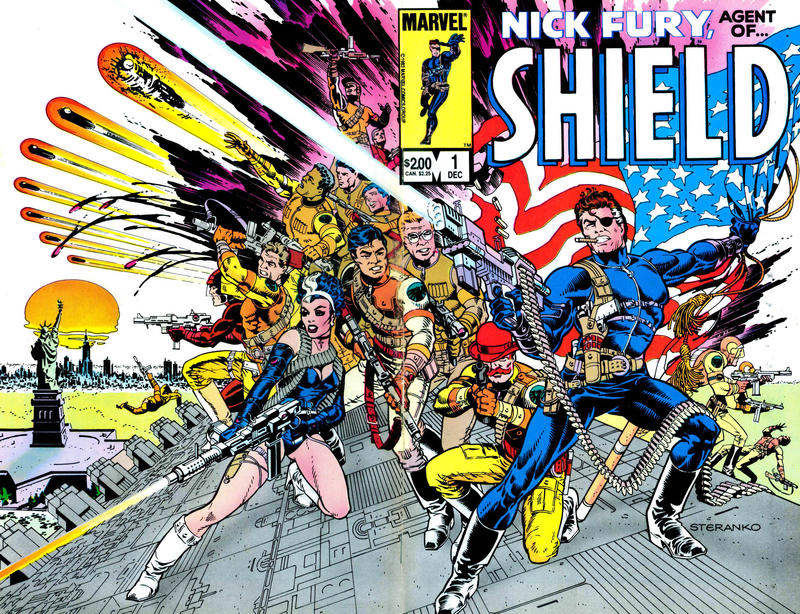 NICK FURY VS SHIELD PLUS NICK FURY AGENT OF SHIELD SET OF EIGHT MARVEL COMICS