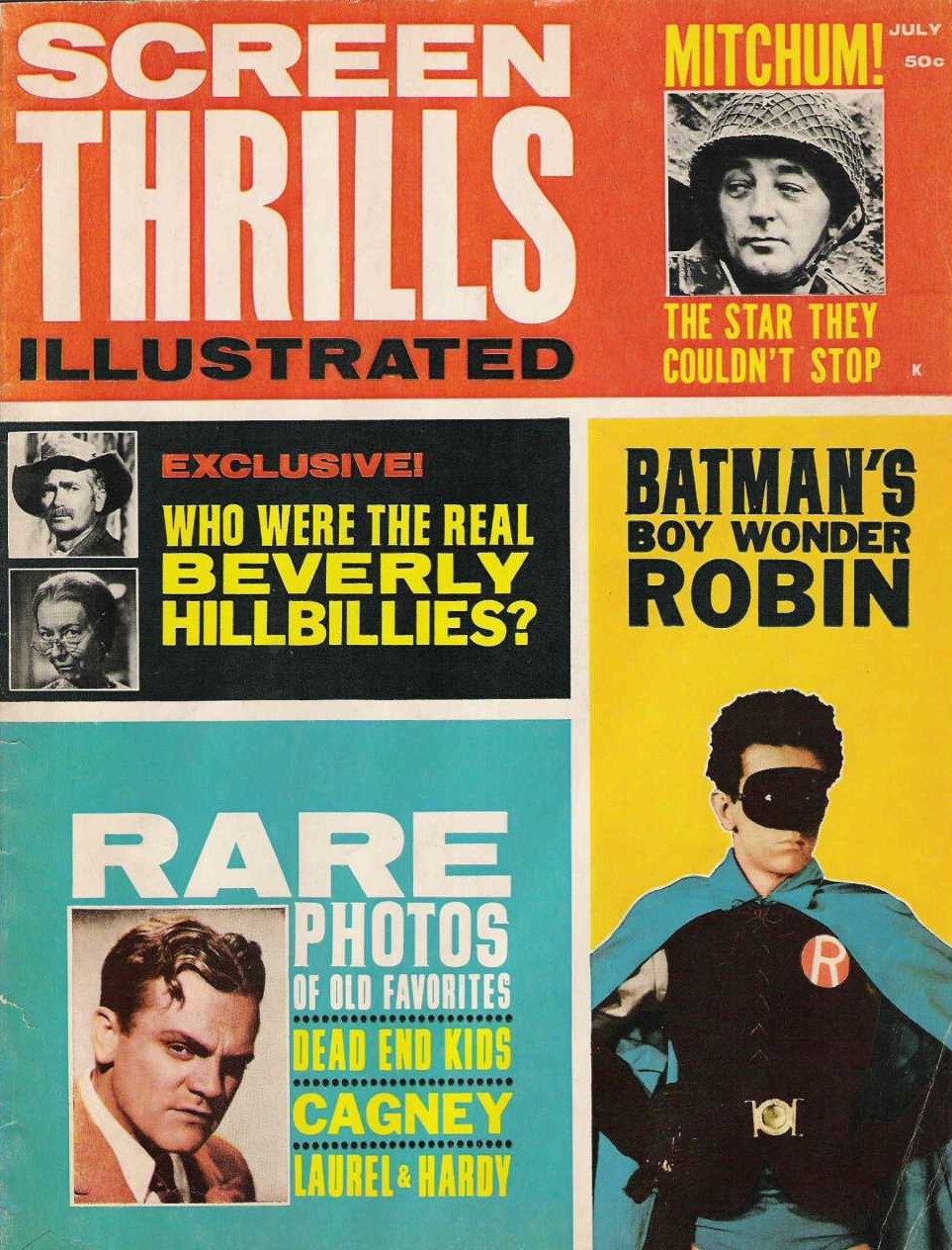 SCREEN THRILLS ILLUSTRATED MAGAZINE #1-2 & #4-5 Set of 4