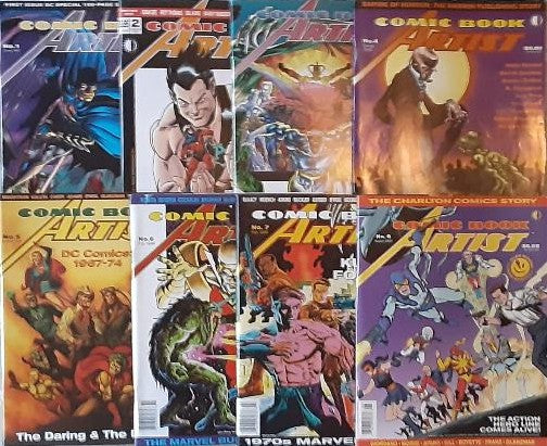 COMIC BOOK ARTIST MAGAZINE #1-7 #9 Set of 8