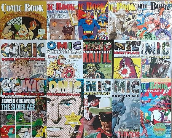 COMIC BOOK MARKETPLACE MAGAZINE Set of 15