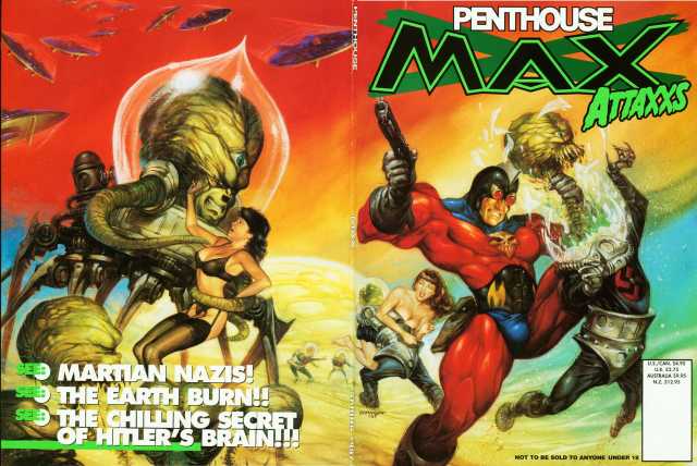 PENTHOUSE MEN'S ADVENTURE COMIX #1-5 & 7 Plus PENTHOUSE MAX #1-3 Set of 9