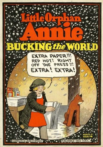 LITTLE ORPHAN ANNIE BUCKING THE WORLD HC 1929