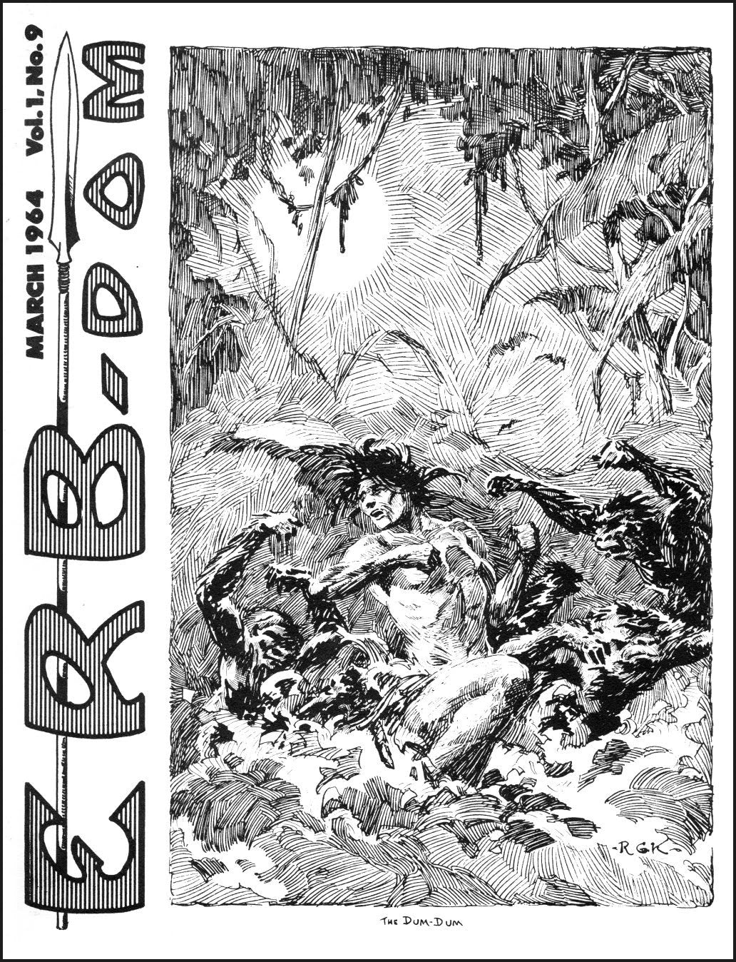 ERB-DOM FANZINE #2-11 Set of 10