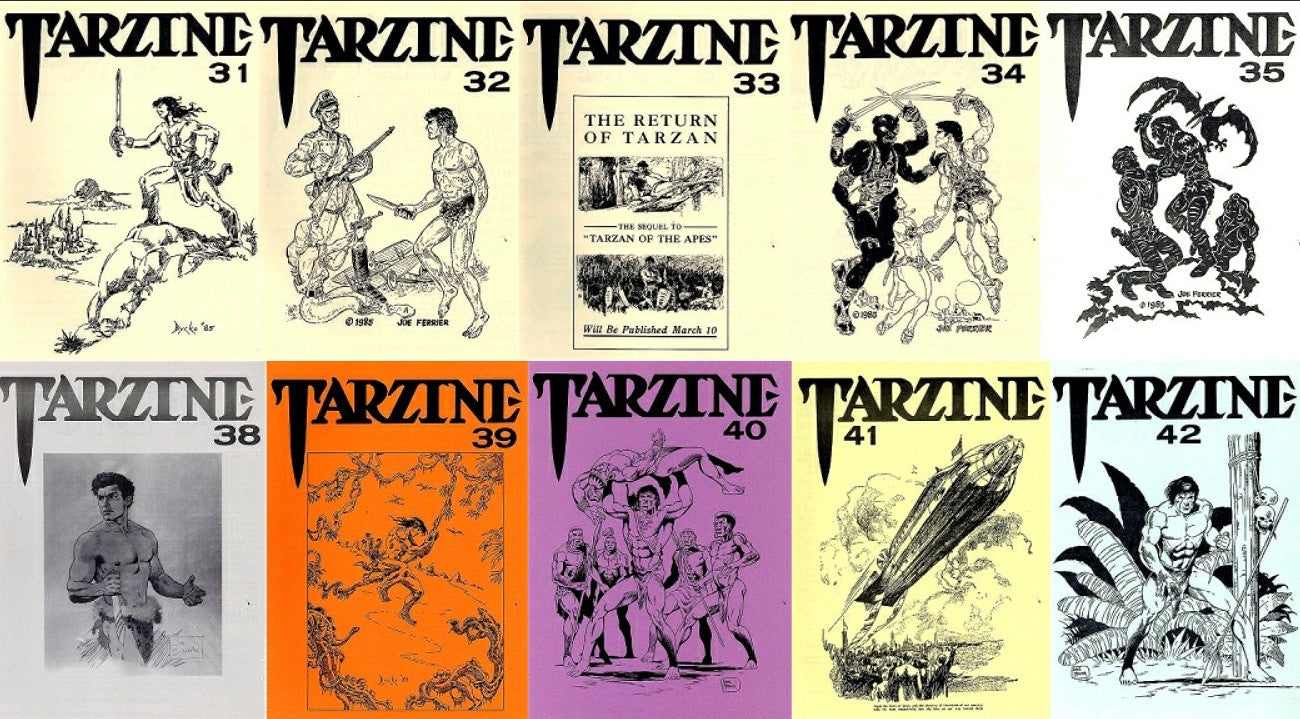 TARZINE FANZINE #31-45 Set of 15
