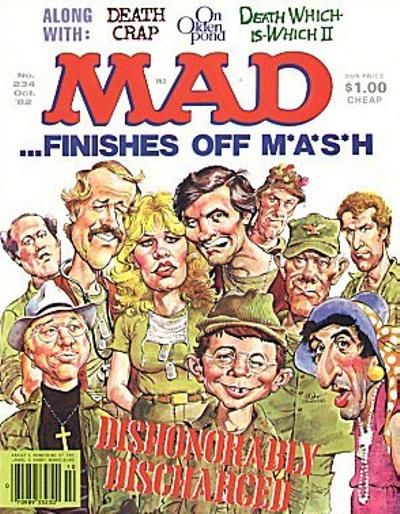 MAD MAGAZINE #222-234 Set of 13
