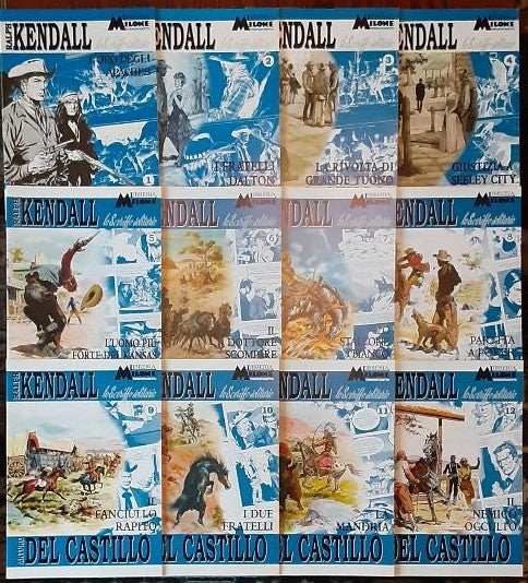RALPH KENDALL LO SCERIFFO SOLITARIO SET Of 12 ITALIAN EDITIONS