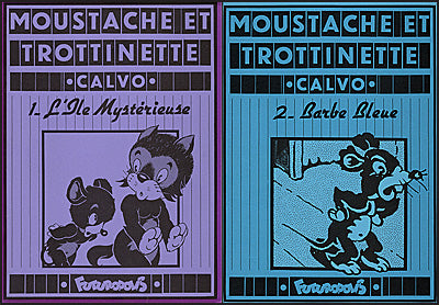CALVO: MOUSTACHE ET TROTTINETTE Ile Mysterieuse & Barbe Bleu