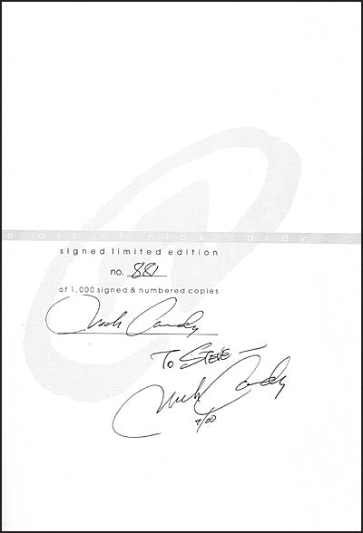 THE ART OF NICK CARDY Signed & Numbered