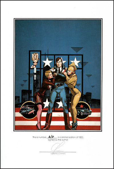 HOWARD CHAYKIN'S AMERICAN FLAGG! HARD TIMES Signed/Limited