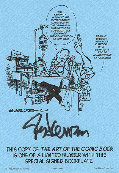 THE ART OF THE COMIC BOOK An Aesthetic History Signed