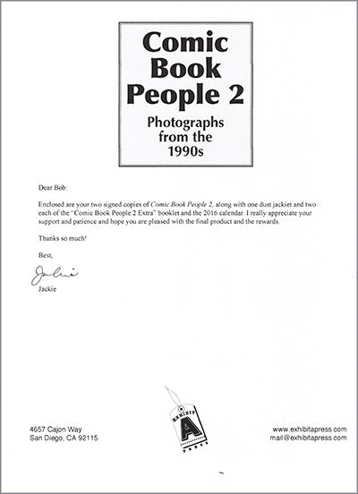 COMIC BOOK PEOPLE 1 & 2 Set Signed