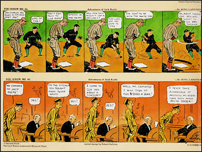 RING LARDNER'S YOU KNOW ME AL The Comic Strip Adventures of Jack Keefe