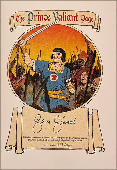 THE PRINCE VALIANT PAGE Slipcase Signed & Limited Deluxe