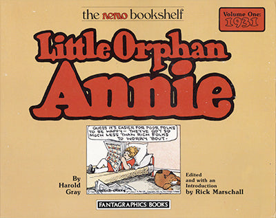 LITTLE ORPHAN ANNIE, Nemo Bookshelf Volumes 1 2 & 3