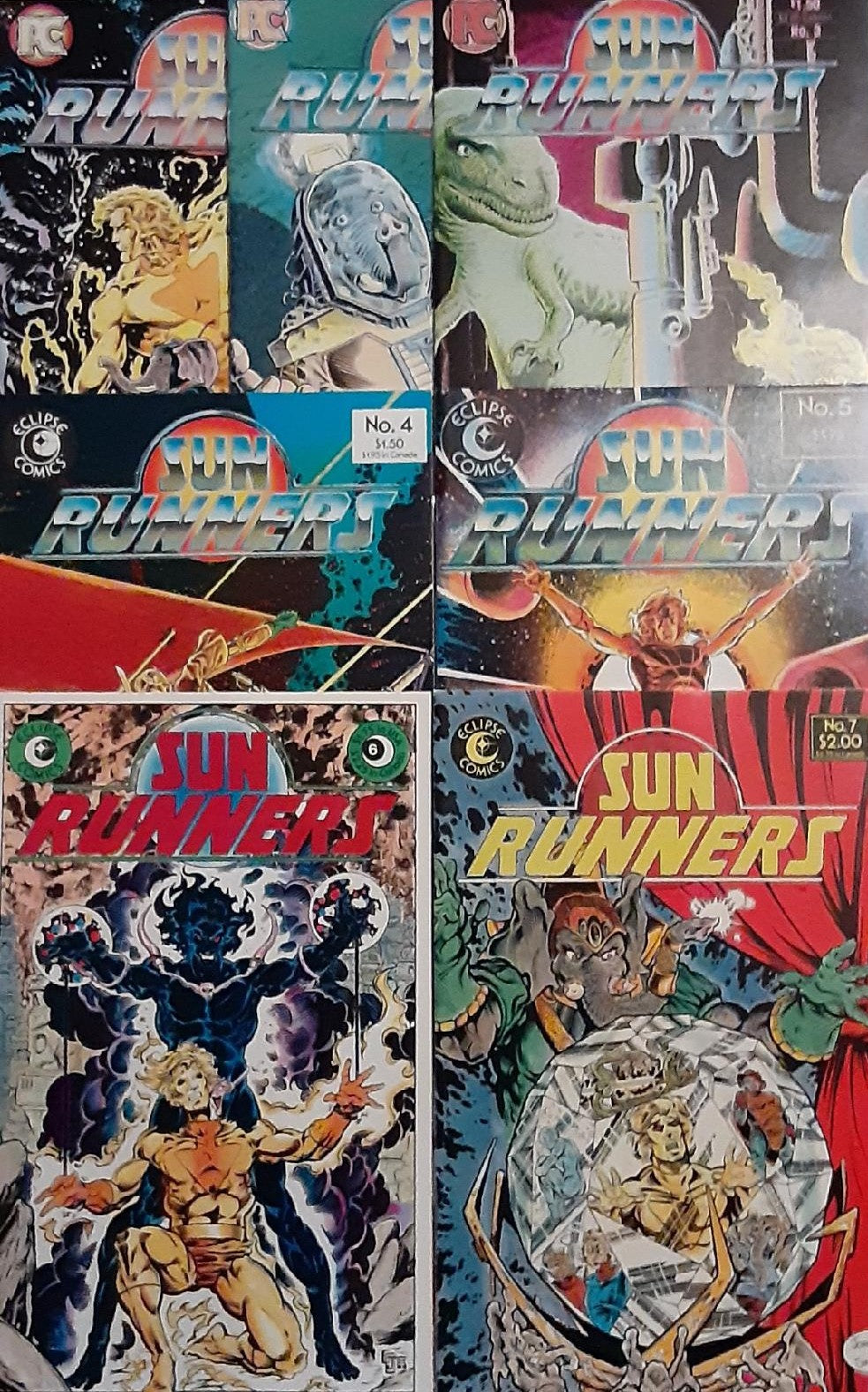 SUN RUNNERS All 7 Issues Complete Set