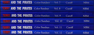TERRY AND THE PIRATES COLOR SUNDAYS VOLUME 7-12 SET