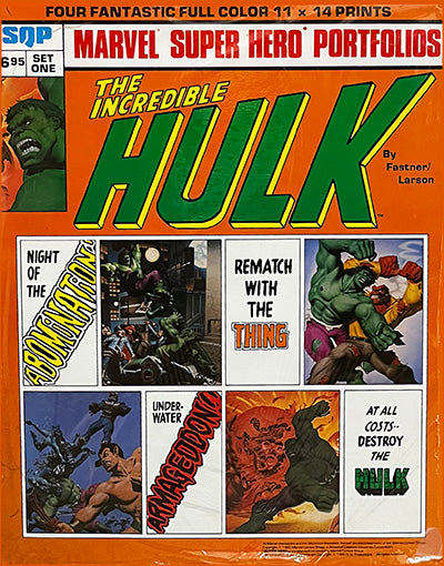 MARVEL SUPER HERO PORTFOLIOS THE INCREDIBLE HULK