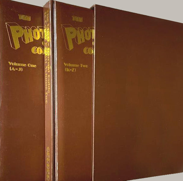 THE PHOTO-JOURNAL GUIDE TO COMICS BOOKS Deluxe Leatherette Limited Edition in Slipcase Volume 1 & 2