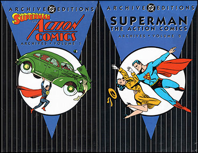SUPERMAN THE ACTION COMICS ARCHIVES Volumes 1 & 2