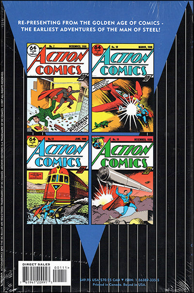SUPERMAN THE ACTION COMICS ARCHIVES Volumes 1 & 2