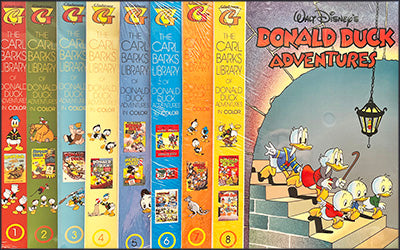 THE CARL BARKS LIBRARY OF DONALD DUCK ADVENTURES IN COLOR #1-8