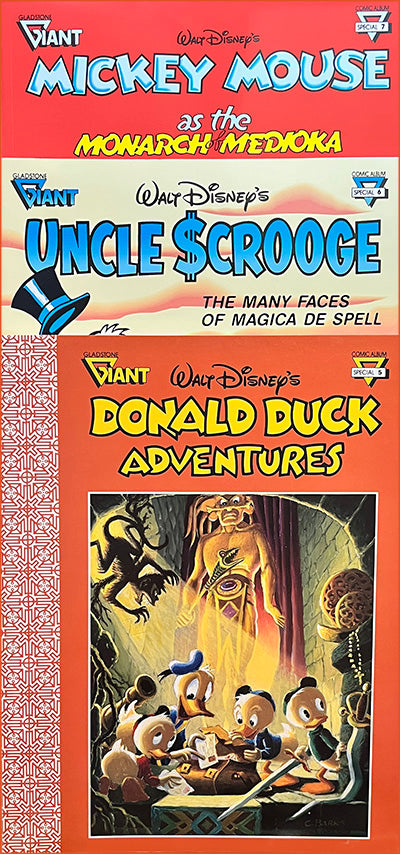 WALT DISNEY'S COMIC ALBUM SPECIALS and Donald Duck and Gyro Gearloose