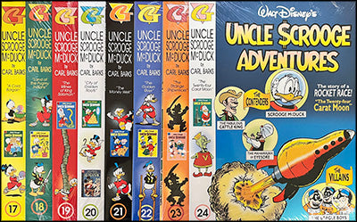 WALT DISNEY'S UNCLE SCROOGE ADVENTURES (Uncle Scrooge McDuck) #17-24
