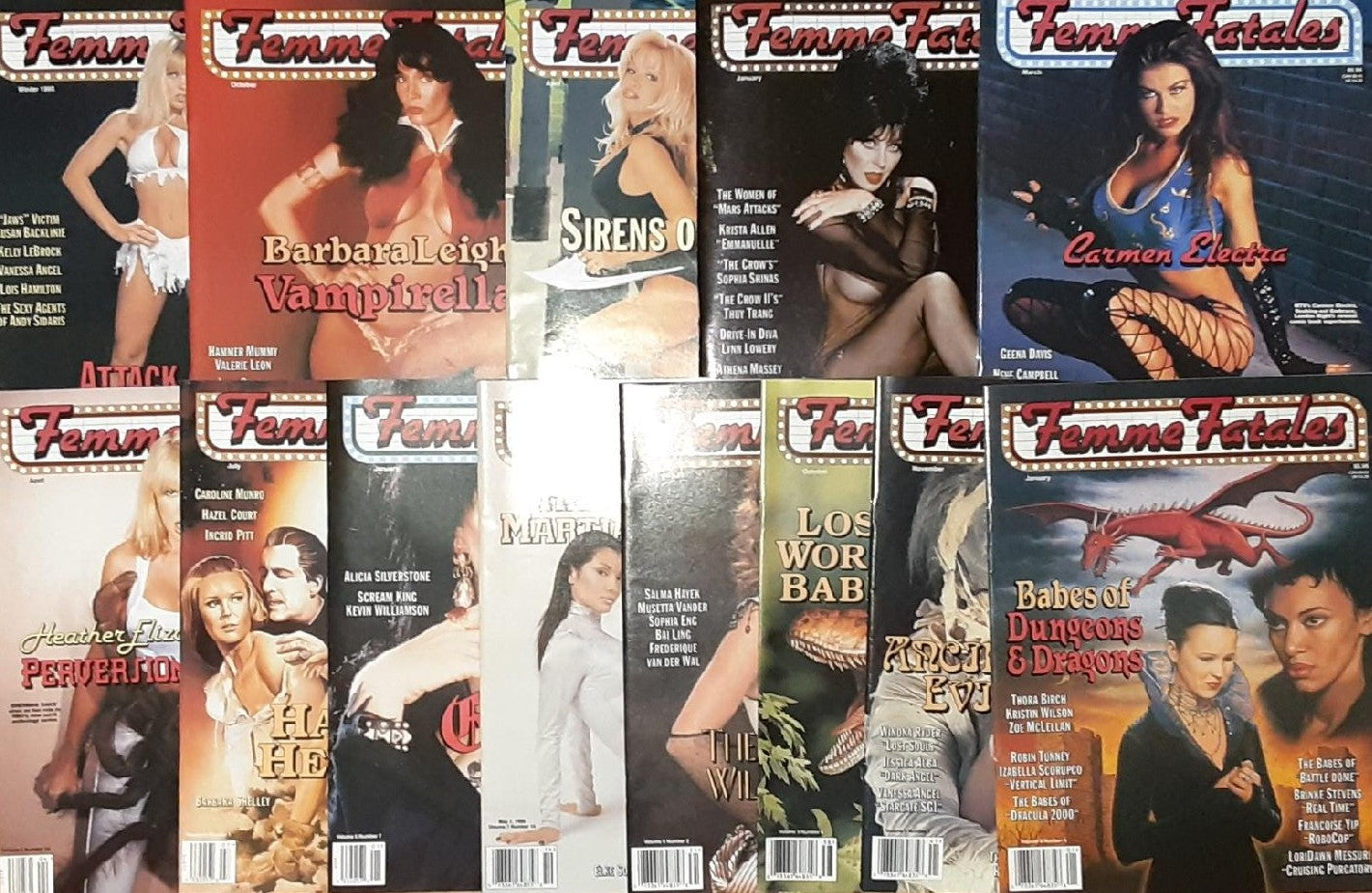 Femme Fatales V3-V9 Set of 13