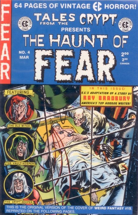 TALES FROM THE CRYPT PRESENTS THE HAUNT OF FEAR COMICS COMPLETE SET OF 5