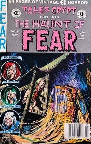 TALES FROM THE CRYPT PRESENTS THE HAUNT OF FEAR COMICS COMPLETE SET OF 5