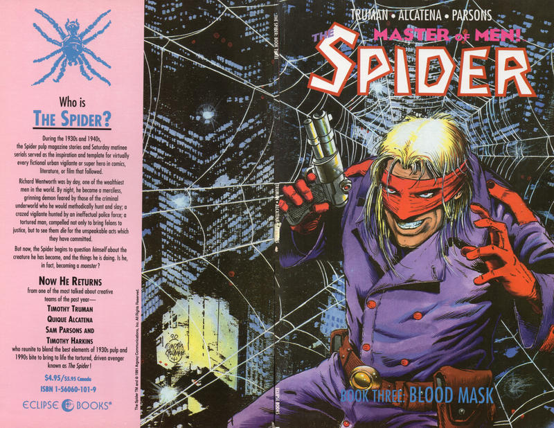 THE SPIDER SET OF THREE ECLIPSE COMICS