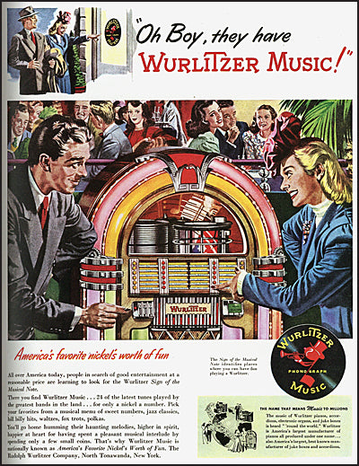 ALL AMERICAN ADS of the 40'S
