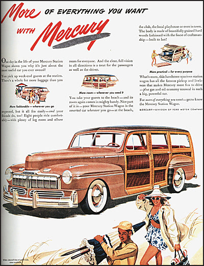 ALL AMERICAN ADS of the 40'S