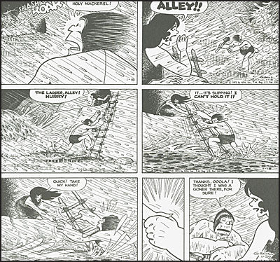 ALLEY OOP AND THE ISLAND OF DINNYS 1973 Dave Graue