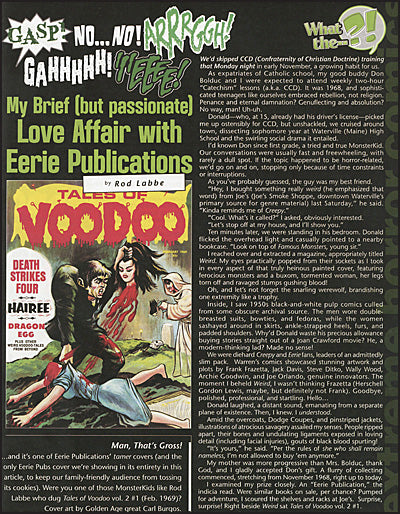 BACK ISSUE #155 This Issue is Haunted