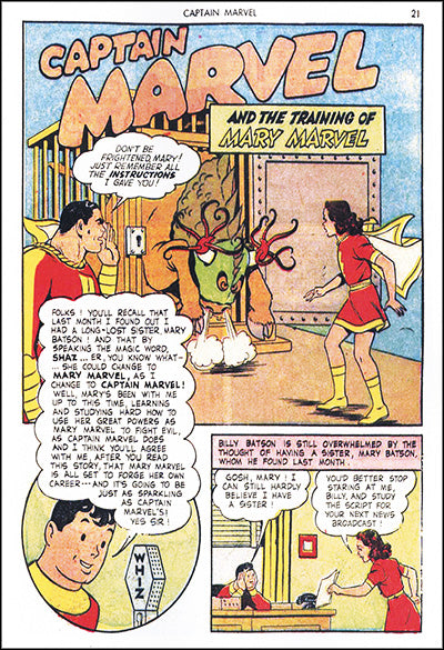 CAPTAIN MARVEL ADVENTURES #19 Facsimile Edition