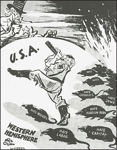 CARTOONISTS AGAINST RACISM The Secret Jewish War on Bigotry