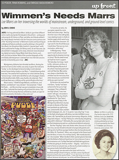 COMIC BOOK CREATOR #36 Tom Palmer